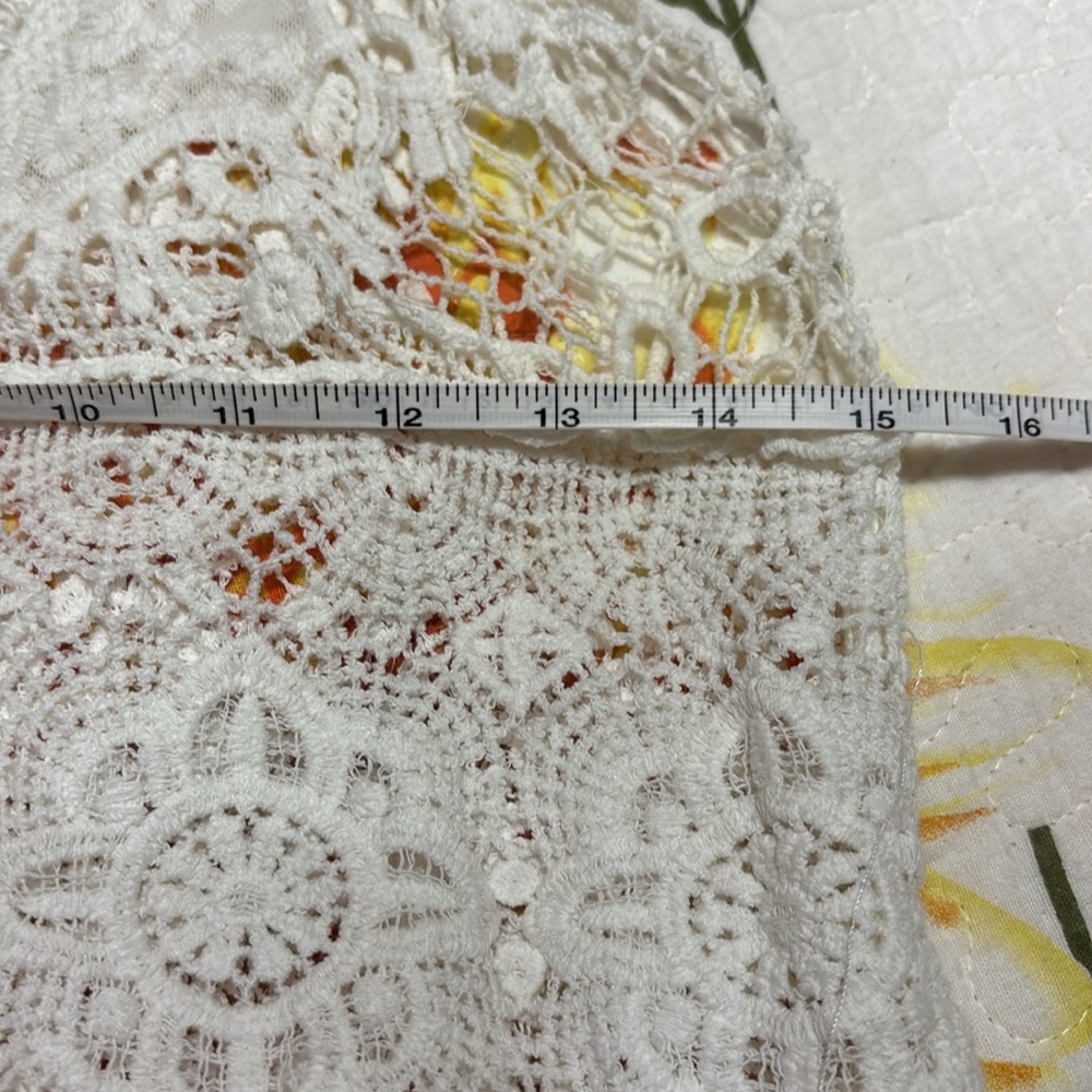 Bohemian Crochet Lace Tank Top Cover Up - Picture 3 of 4
